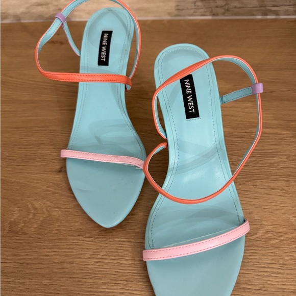 Nine West Colorful Strappy Heels - Picture 3 of 5